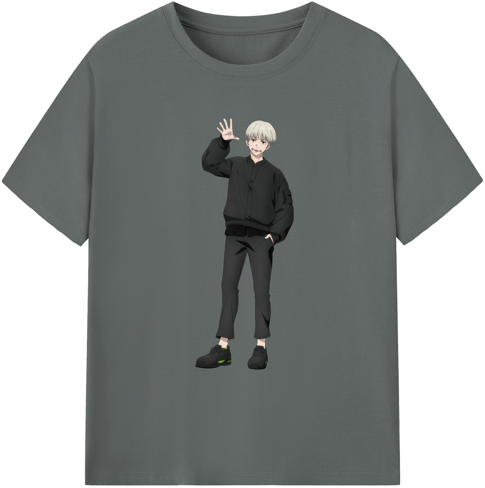 （画像用） 呪術廻戦 Jujutsu Kaisen 綿100％ メンズ半袖Tシャツ｜肌触りやわらか＆通気性